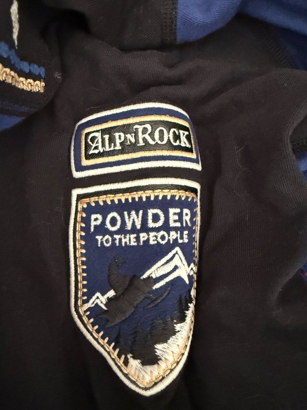 ALP N ROCK Andrea Henley Deep Cobalt Blue Snowmobile Size Small - Picture 4 of 5